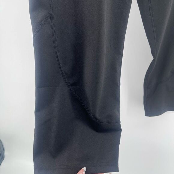 RAG Plus Women’s Jet Black Lightweight Quick Dry Active 21” Capri Leggings 3X - Picture 8 of 13